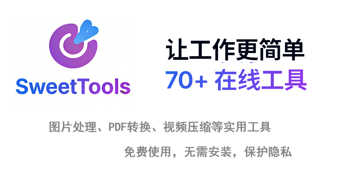 GIF制作 - 图片/视频转GIF动图 | SweetTools